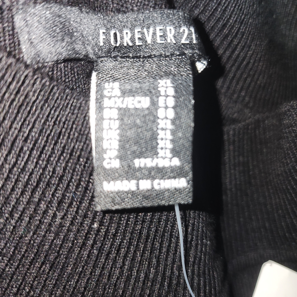 Forever 21 Black Long Sleeve Top - Picture 4 of 5